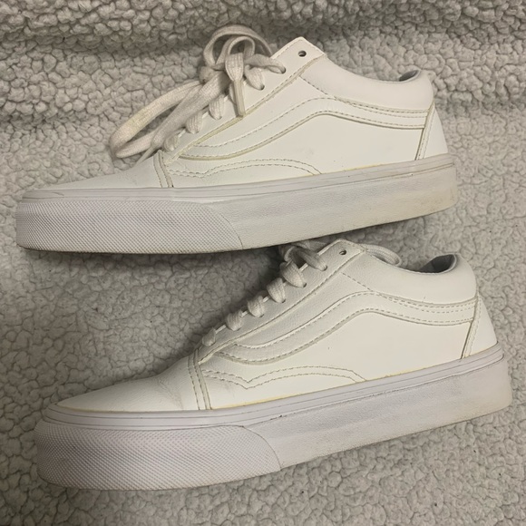 leather vans size 5